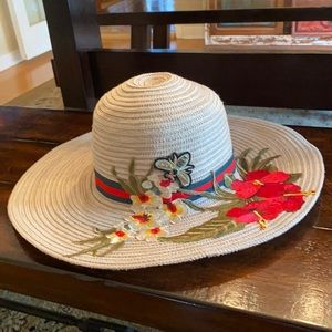 Gucci inspired summer floppy hat